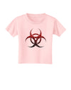 Biohazard Symbol Molecules - Apocalypse Toddler T-Shirt-Toddler T-Shirt-TooLoud-Light-Pink-2T-Davson Sales