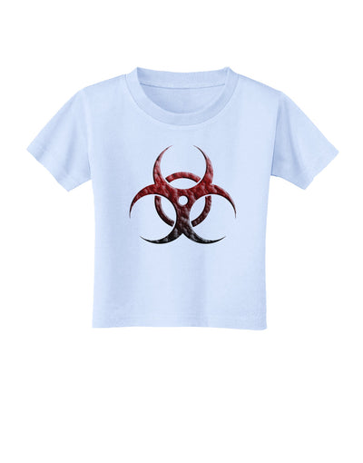 Biohazard Symbol Molecules - Apocalypse Toddler T-Shirt-Toddler T-Shirt-TooLoud-Light-Blue-2T-Davson Sales