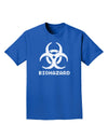 Biohazard Symbol Pixels - Apocalypse Adult Dark T-Shirt-Mens T-Shirt-TooLoud-Royal-Blue-Small-Davson Sales