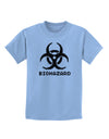 Biohazard Symbol Pixels - Apocalypse Childrens T-Shirt-Childrens T-Shirt-TooLoud-Light-Blue-X-Small-Davson Sales