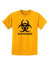 Biohazard Symbol Pixels - Apocalypse Childrens T-Shirt-Childrens T-Shirt-TooLoud-Gold-X-Small-Davson Sales