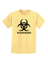 Biohazard Symbol Pixels - Apocalypse Childrens T-Shirt-Childrens T-Shirt-TooLoud-Daffodil-Yellow-X-Small-Davson Sales