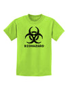 Biohazard Symbol Pixels - Apocalypse Childrens T-Shirt-Childrens T-Shirt-TooLoud-Lime-Green-X-Small-Davson Sales