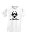 Biohazard Symbol Pixels - Apocalypse Childrens T-Shirt-Childrens T-Shirt-TooLoud-White-X-Small-Davson Sales