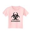 Biohazard Symbol Pixels - Apocalypse Toddler T-Shirt-Toddler T-Shirt-TooLoud-Light-Pink-2T-Davson Sales