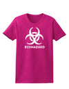 Biohazard Symbol Pixels - Apocalypse Womens Dark T-Shirt-Womens T-Shirt-TooLoud-Hot-Pink-Small-Davson Sales