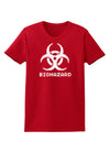 Biohazard Symbol Pixels - Apocalypse Womens Dark T-Shirt-Womens T-Shirt-TooLoud-Red-X-Small-Davson Sales