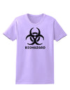 Biohazard Symbol Pixels - Apocalypse Womens T-Shirt-Womens T-Shirt-TooLoud-Lavender-X-Small-Davson Sales