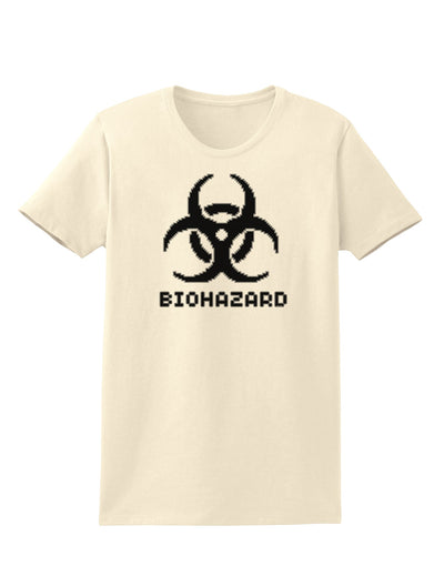 Biohazard Symbol Pixels - Apocalypse Womens T-Shirt-Womens T-Shirt-TooLoud-Natural-X-Small-Davson Sales