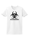 Biohazard Symbol Pixels - Apocalypse Womens T-Shirt-Womens T-Shirt-TooLoud-White-X-Small-Davson Sales