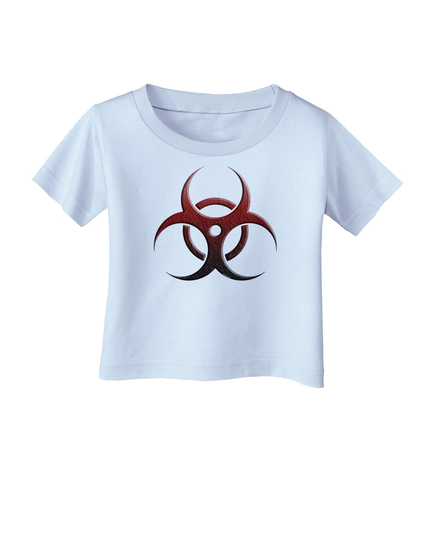 Biohazard Symbol Red Stone - Apocalypse Infant T-Shirt-Infant T-Shirt-TooLoud-Light-Blue-06-Months-Davson Sales