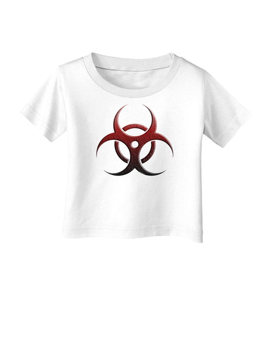 Biohazard Symbol Red Stone - Apocalypse Infant T-Shirt-Infant T-Shirt-TooLoud-White-06-Months-Davson Sales