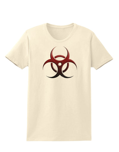 Biohazard Symbol Red Stone - Apocalypse Womens T-Shirt-Womens T-Shirt-TooLoud-Natural-X-Small-Davson Sales