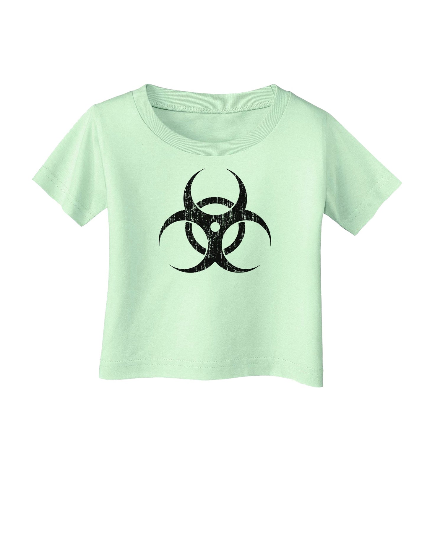 Biohazard Symbol - Vintage Apocalypse Infant T-Shirt-Infant T-Shirt-TooLoud-Light-Green-06-Months-Davson Sales