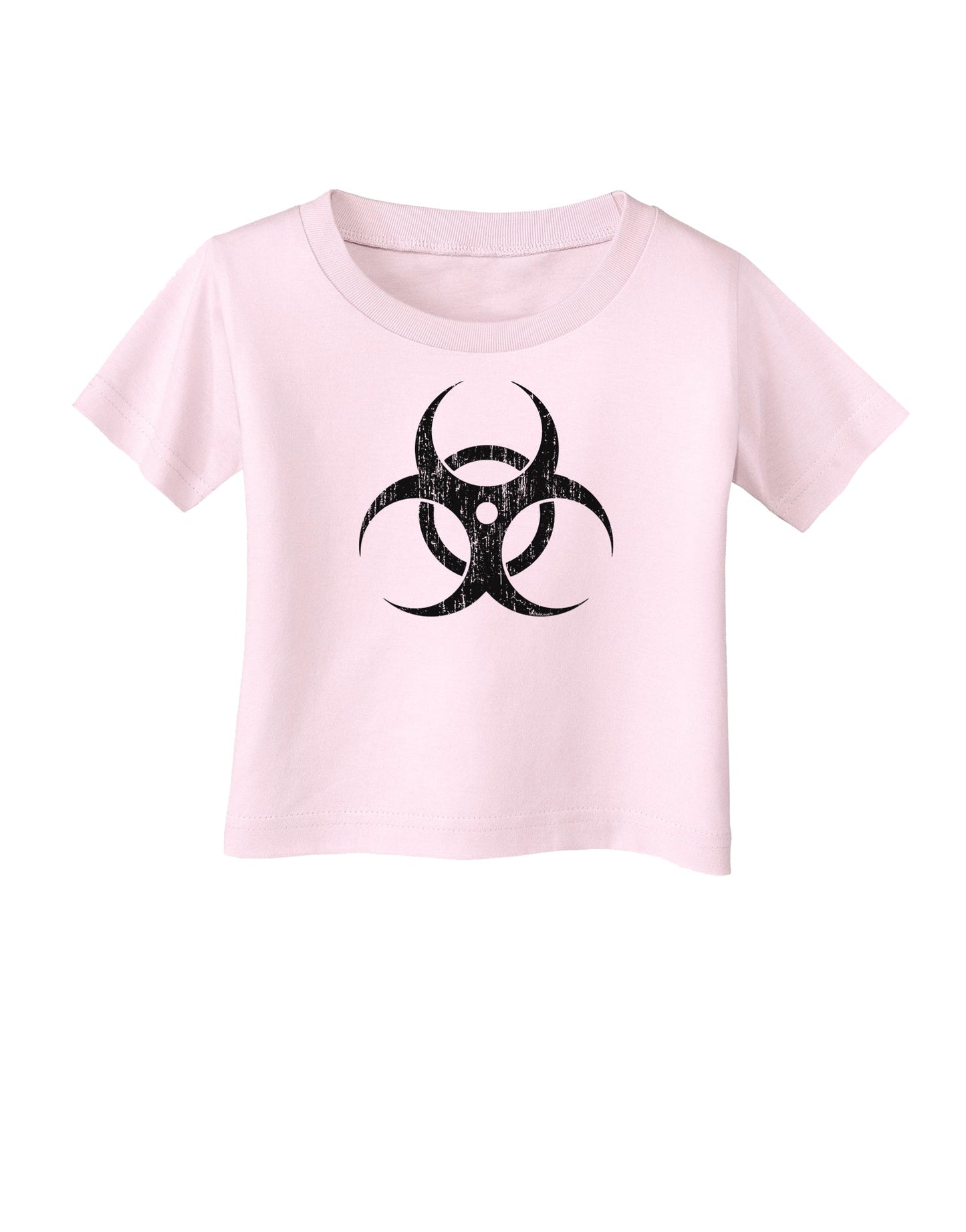 Biohazard Symbol - Vintage Apocalypse Infant T-Shirt-Infant T-Shirt-TooLoud-Light-Pink-06-Months-Davson Sales