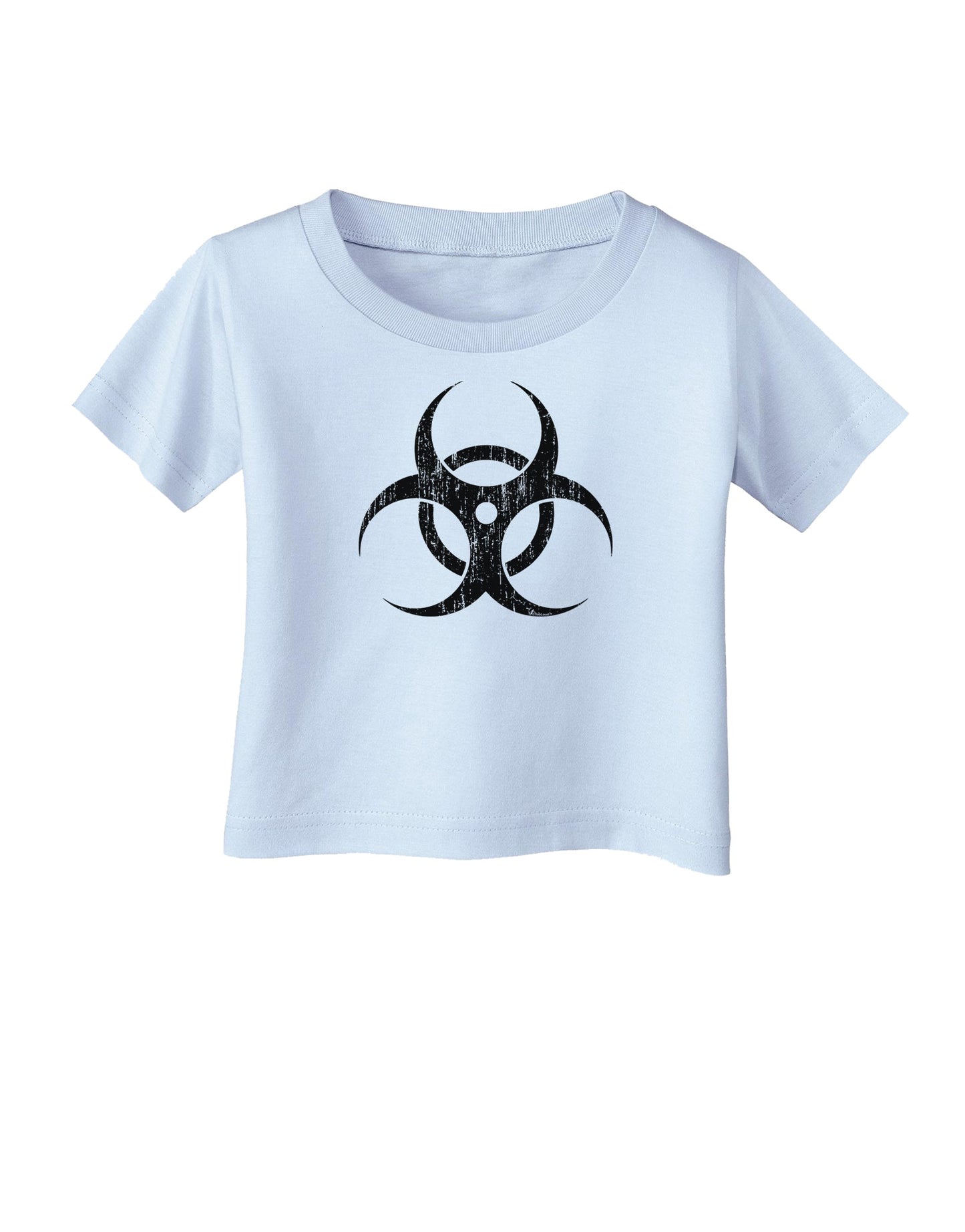 Biohazard Symbol - Vintage Apocalypse Infant T-Shirt-Infant T-Shirt-TooLoud-Light-Blue-06-Months-Davson Sales