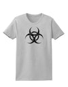 Biohazard Symbol - Vintage Apocalypse Womens T-Shirt-Womens T-Shirt-TooLoud-AshGray-X-Small-Davson Sales