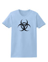 Biohazard Symbol - Vintage Apocalypse Womens T-Shirt-Womens T-Shirt-TooLoud-Light-Blue-X-Small-Davson Sales