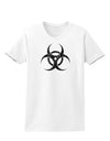 Biohazard Symbol - Vintage Apocalypse Womens T-Shirt-Womens T-Shirt-TooLoud-White-X-Small-Davson Sales