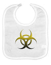 Biohazard Symbol Yellow Stone Apocalypse Baby Bib
