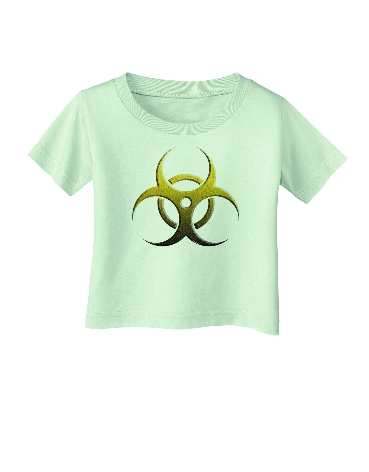 Biohazard Symbol Yellow Stone Apocalypse Infant T-Shirt-Infant T-Shirt-TooLoud-Light-Green-06-Months-Davson Sales