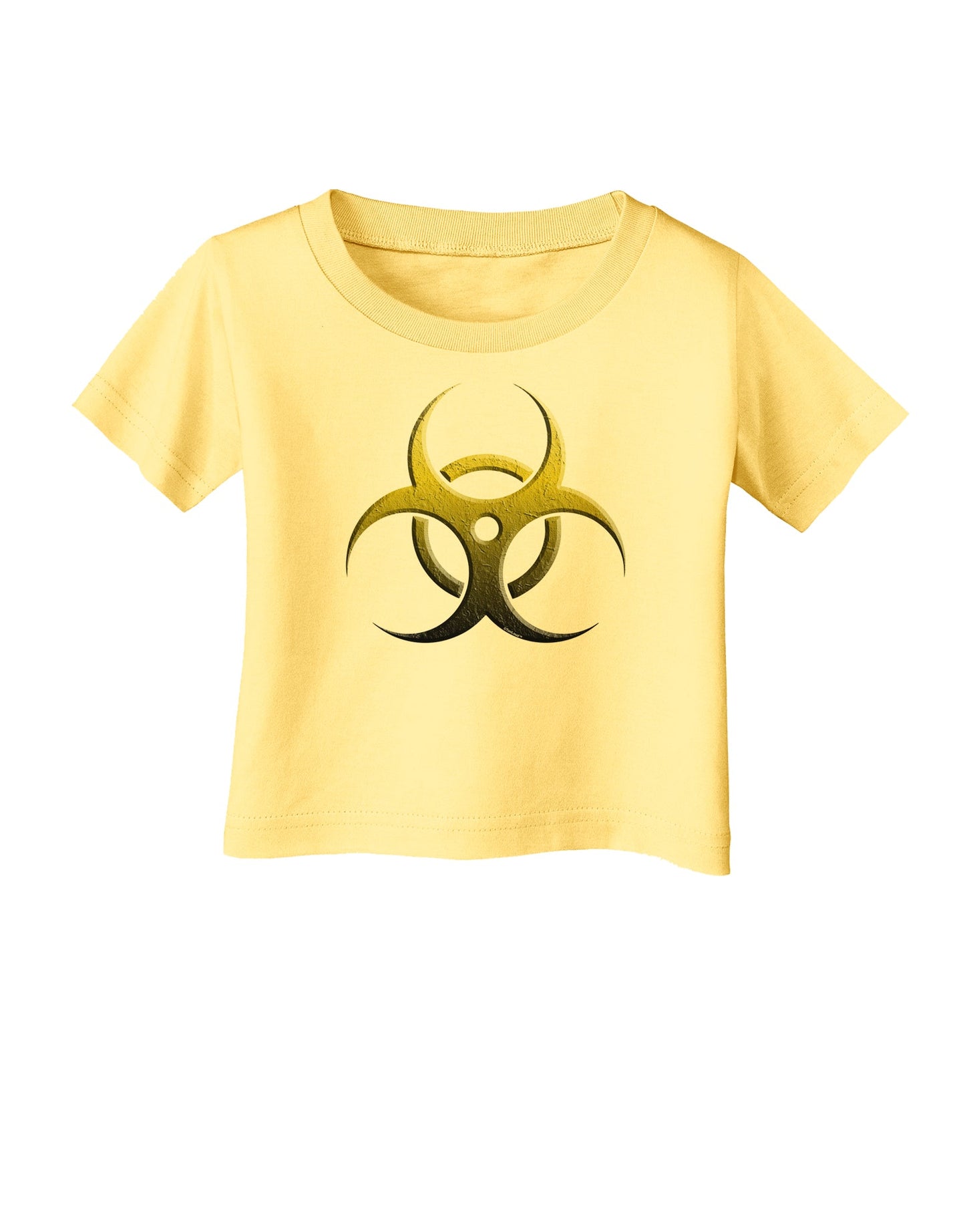 Biohazard Symbol Yellow Stone Apocalypse Infant T-Shirt-Infant T-Shirt-TooLoud-Daffodil-Yellow-06-Months-Davson Sales