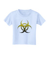 Biohazard Symbol Yellow Stone Apocalypse Toddler T-Shirt-Toddler T-Shirt-TooLoud-Light-Blue-2T-Davson Sales