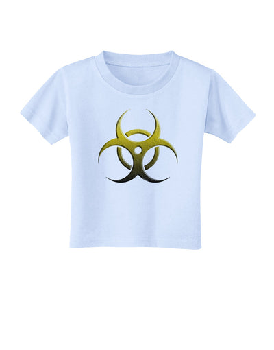 Biohazard Symbol Yellow Stone Apocalypse Toddler T-Shirt-Toddler T-Shirt-TooLoud-Light-Blue-2T-Davson Sales