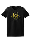 Biohazard Symbol Yellow Stone Apocalypse Womens Dark T-Shirt-Womens T-Shirt-TooLoud-Black-X-Small-Davson Sales