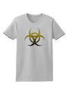 Biohazard Symbol Yellow Stone Apocalypse Womens T-Shirt-Womens T-Shirt-TooLoud-AshGray-X-Small-Davson Sales