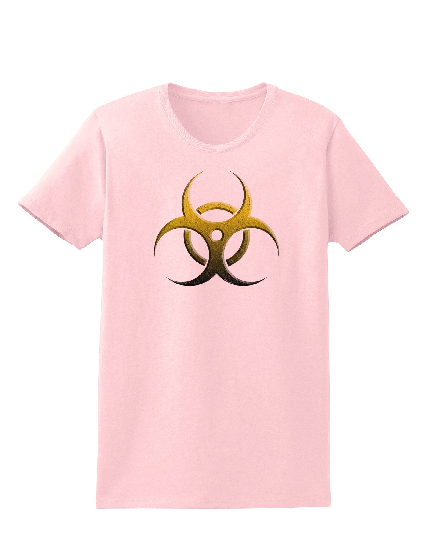 Biohazard Symbol Yellow Stone Apocalypse Womens T-Shirt-Womens T-Shirt-TooLoud-PalePink-X-Small-Davson Sales