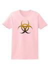 Biohazard Symbol Yellow Stone Apocalypse Womens T-Shirt-Womens T-Shirt-TooLoud-PalePink-X-Small-Davson Sales