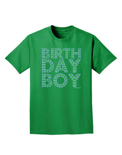 Birthday Boy - Blue and Green Dots Adult Dark T-Shirt by TooLoud-Mens T-Shirt-TooLoud-Kelly-Green-Small-Davson Sales