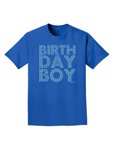 Birthday Boy - Blue and Green Dots Adult Dark T-Shirt by TooLoud-Mens T-Shirt-TooLoud-Royal-Blue-Small-Davson Sales