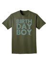 Birthday Boy - Blue and Green Dots Adult Dark T-Shirt by TooLoud-Mens T-Shirt-TooLoud-Military-Green-Small-Davson Sales