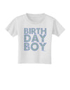 Birthday Boy - Blue and Green Dots Toddler T-Shirt by TooLoud-Toddler T-Shirt-TooLoud-White-2T-Davson Sales