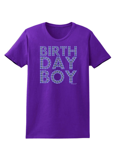 Birthday Boy - Blue and Green Dots Womens Dark T-Shirt by TooLoud-Womens T-Shirt-TooLoud-Purple-X-Small-Davson Sales