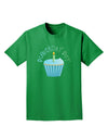 Birthday Boy - Candle Cupcake Adult Dark T-Shirt by TooLoud-Mens T-Shirt-TooLoud-Kelly-Green-Small-Davson Sales