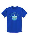 Birthday Boy - Candle Cupcake Childrens Dark T-Shirt by TooLoud-Childrens T-Shirt-TooLoud-Royal-Blue-X-Small-Davson Sales