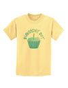 Birthday Boy - Candle Cupcake Childrens T-Shirt by TooLoud-Childrens T-Shirt-TooLoud-Daffodil-Yellow-X-Small-Davson Sales