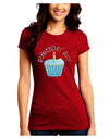 Birthday Boy - Candle Cupcake Juniors Crew Dark T-Shirt by TooLoud-T-Shirts Juniors Tops-TooLoud-Red-Juniors Fitted Small-Davson Sales