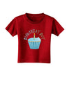 Birthday Boy - Candle Cupcake Toddler T-Shirt Dark by TooLoud-Toddler T-Shirt-TooLoud-Red-2T-Davson Sales