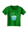 Birthday Boy - Candle Cupcake Toddler T-Shirt Dark by TooLoud-Toddler T-Shirt-TooLoud-Clover-Green-2T-Davson Sales