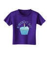 Birthday Boy - Candle Cupcake Toddler T-Shirt Dark by TooLoud-Toddler T-Shirt-TooLoud-Purple-2T-Davson Sales