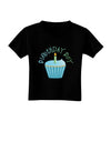 Birthday Boy - Candle Cupcake Toddler T-Shirt Dark by TooLoud-Toddler T-Shirt-TooLoud-Black-2T-Davson Sales