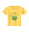 Birthday Boy - Candle Cupcake Toddler T-Shirt by TooLoud-Toddler T-Shirt-TooLoud-Yellow-2T-Davson Sales