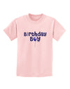 Birthday Boy - Candle and Balloon Childrens T-Shirt by TooLoud-Childrens T-Shirt-TooLoud-PalePink-X-Small-Davson Sales