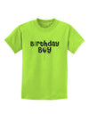 Birthday Boy - Candle and Balloon Childrens T-Shirt by TooLoud-Childrens T-Shirt-TooLoud-Lime-Green-X-Small-Davson Sales