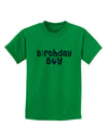 Birthday Boy - Candle and Balloon Childrens T-Shirt by TooLoud-Childrens T-Shirt-TooLoud-Kelly-Green-X-Small-Davson Sales