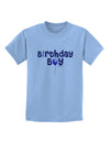 Birthday Boy - Candle and Balloon Childrens T-Shirt by TooLoud-Childrens T-Shirt-TooLoud-Light-Blue-X-Small-Davson Sales